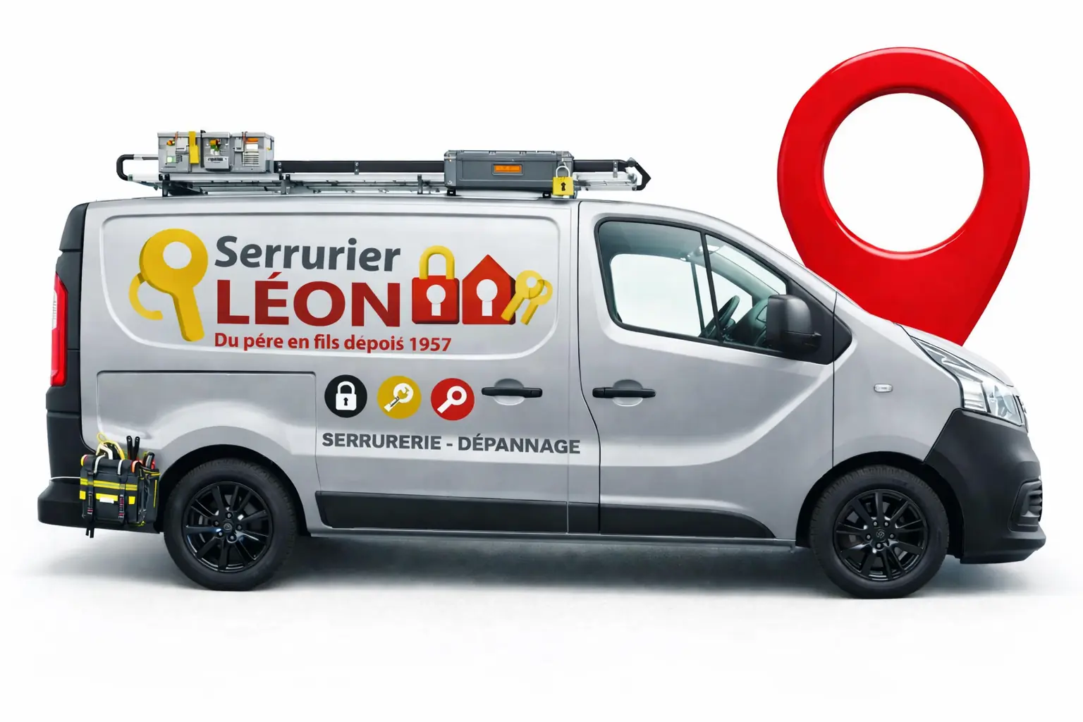 Camion Artisan Serrurier Léon